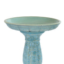 Sunnydaze Avignon Outdoor Ceramic Bird Bath - 18.75" H