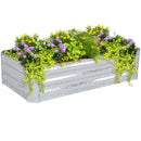 Sunnydaze Galvanized Steel Raised Garden Bed