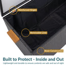 Sunnydaze Indoor/Outdoor Resin Rattan 75-Gallon Deck Box