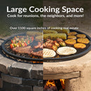 Sunnydaze X-Marks Round Cooking Grate