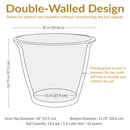 Sunnydaze Franklin Polyresin Outdoor Flowerpot Planter