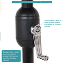 Sunnydaze Aluminum Outdoor Patio Umbrella with Tilt and Crank