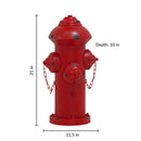Sunnydaze Fire Hydrant Dog Pee Post Metal Garden Statue