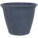 Sunnydaze Anjelica Outdoor Flower Pot Planter - Slate Finish - 24-Inch - Single