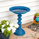 Sunnydaze Backyard Beauty Metal Bird Bath - 18" H