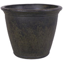 Sunnydaze Anjelica Outdoor Flower Pot Planter - Sable Finish - 24-Inch