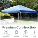 Sunnydaze Premium Oxford Fabric Pop-Up Canopy Shade with Vent
