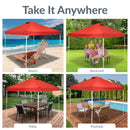 Sunnydaze Premium Oxford Fabric Pop-Up Canopy Shade with Vent