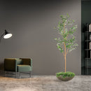 Sunnydaze Realistic Faux Olive Tree with Planter Pot