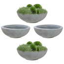 Sunnydaze Percival Polyresin Outdoor Planter Bowl - 20.75"