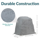 Sunnydaze Polyresin Landscape Rock Cover with Stakes