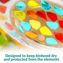 Sunnydaze Mosaic Fly-Through Hanging Bird Feeder