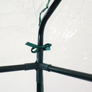 Sunnydaze Grandeur Walk-In Greenhouse with 4 Shelves for Outdoors - Clear