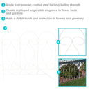 Sunnydaze 5-Piece Traditional Garden Border Fence Set - 10' Overall