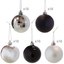 Sunnydaze 50pc Christmas Ornament Balls