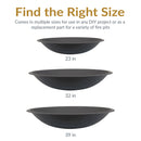 Sunnydaze Outdoor Fire Pit Bowl Replacement for DIY or Existing Stand