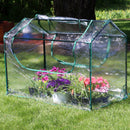 Sunnydaze Mini Greenhouse with 2 Side Doors - Clear