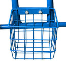 Sunnydaze Rolling Garden Cart with Work Seat and Basket