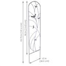 Sunnydaze 55.75" Dragonfly Delight Garden Trellis for Climbing Plants