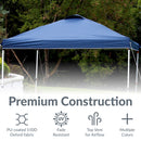 Sunnydaze Premium Oxford Fabric Pop-Up Canopy Shade with Vent