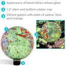 Sunnydaze Outdoor Glass Gazing Globe - 10"