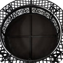 Sunnydaze 40" Large Steel Fire Pit with Spark Screen