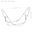 Sunnydaze Universal Multi-Use Heavy-Duty Hammock Stand