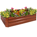 Sunnydaze Galvanized Steel Raised Garden Bed
