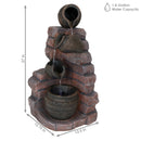 Image showing the overall product dimensions including height, depth and width.