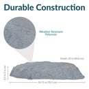 Sunnydaze Polyresin Landscape Rock Cover with Stakes