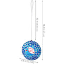 Sunnydaze Mosaic Fly-Through Hanging Bird Feeder