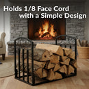 Sunnydaze 2' Indoor/Outdoor Decorative Fireplace Log Holder