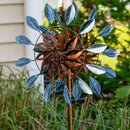 Sunnydaze Staked Metal Garden Wind Spinner