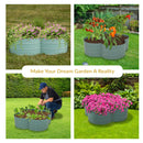 Sunnydaze Galvanized Steel Raised Garden Bed