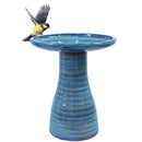 Sunnydaze Glazed Ceramic Outdoor Bird Bath