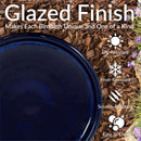 Sunnydaze Glazed Ceramic Outdoor Bird Bath
