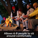 Sunnydaze Rustic Cast Iron Fire Pit Bowl with Stand