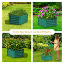 Sunnydaze 41" Steel Hexagon Raised Garden Bed