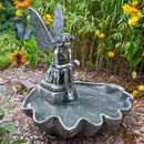Sunnydaze Fairy Shell Outdoor Water Fountain - 30" H