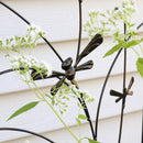 Sunnydaze 55.75" Dragonfly Delight Garden Trellis for Climbing Plants