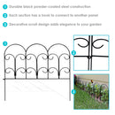 Sunnydaze Victorian Border Fence Set