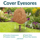 Sunnydaze Polyresin Landscape Rock Cover with Stakes