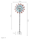 Sunnydaze Staked Metal Garden Wind Spinner