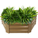 Sunnydaze Galvanized Steel Raised Garden Bed