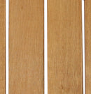 Sunnydaze Meranti Wood Outdoor Side Table with Teak Oil Finish - 20"