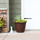 Sunnydaze Anjelica Polyresin Outdoor Flowerpot Planter