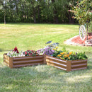 Sunnydaze Galvanized Steel Raised Garden Bed