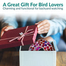 Sunnydaze Mosaic Fly-Through Hanging Bird Feeder