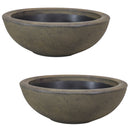 Sunnydaze Percival Indoor/Outdoor Planter Pot, Sable Finish, 21-Inch Diameter