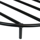Sunnydaze Round Fire Pit Grate - Elevated Steel Wood Grate